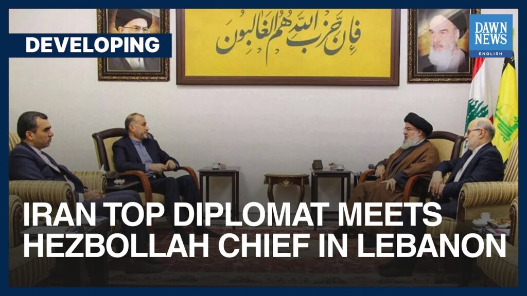 Iran Top Diplomat Meets Hezbollah Chief In Lebanon | Dawn News English