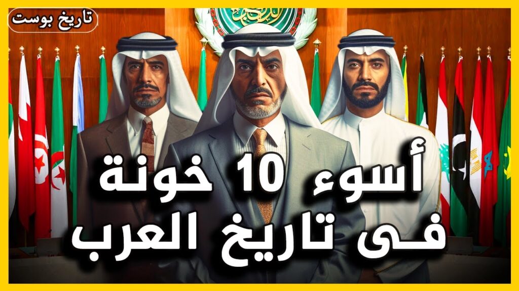 أسوء 10 خونة في تاريخ الدول العربية.. لن تتوقع من هم